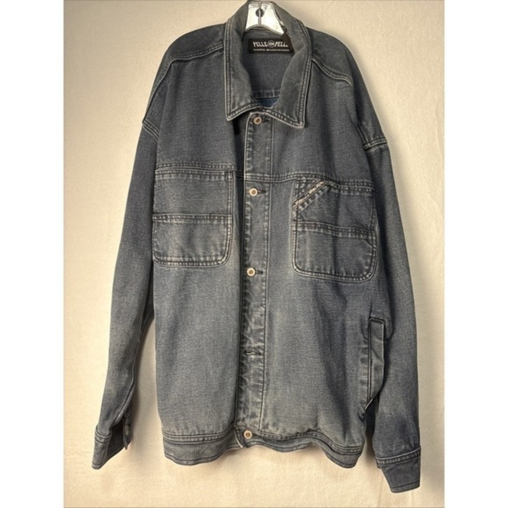 Womens‎ PELLE PELLE Marc Buchanan Jean Jacket 2xL Denim Trucker Jacket #1452
